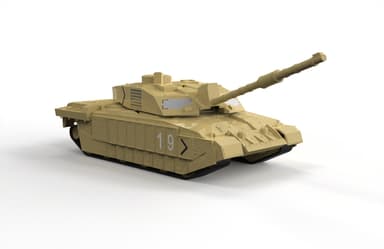 Airfix Quick Build Challenger Tank Desert