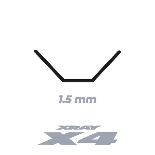 XR-302825 X4 Anti-Roll Bar - Front 1.5mm