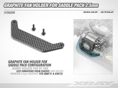 XR-356240 XB8E/XT8E Fan Holder Saddle 2.5mm - G
