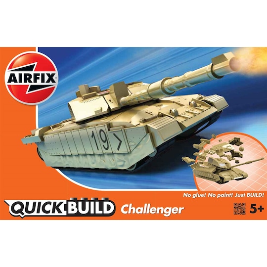 Airfix Quick Build Challenger Tank Desert