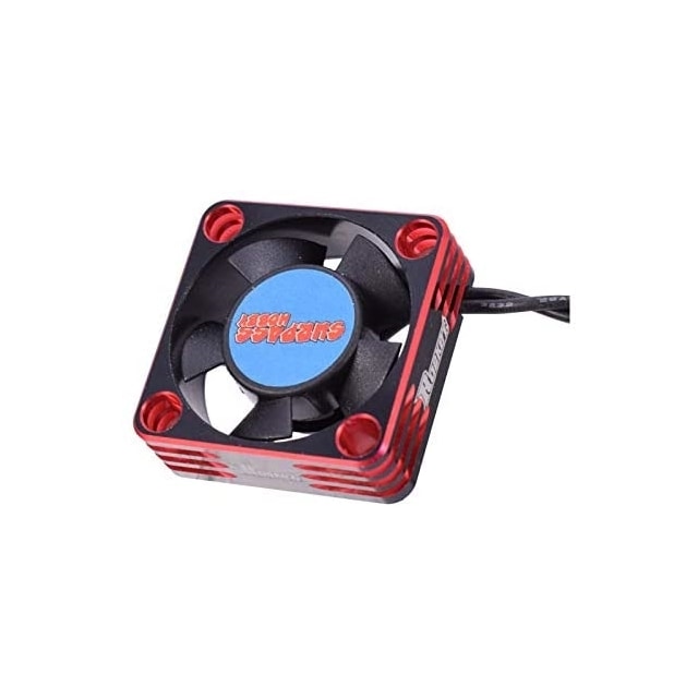 Surpass Hobby ESC Fan 25x25mm Red/Black Alu