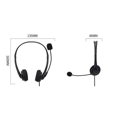 SOYTO SY490 skoleheadset - USB-uttak