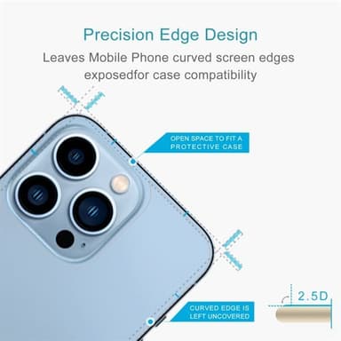 Skärmskydd för baksida i härdat glas - iPhone 13 Pro