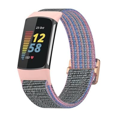 Elastiskt armbånd til Fitbit Charge 5 - Rosa