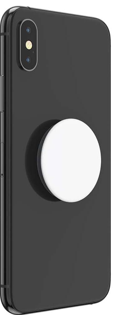 POPSOCKETS PopGrip Basic grep til mobile enhter (hvit)