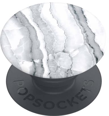 POPSOCKETS PopGrip Basic grep til mobile enhter (hvit granitt)
