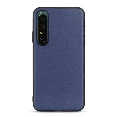 Lær deksel Sony Xperia 1 IV - Blå