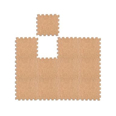 Korkmatte 30x30cm 12-pakning