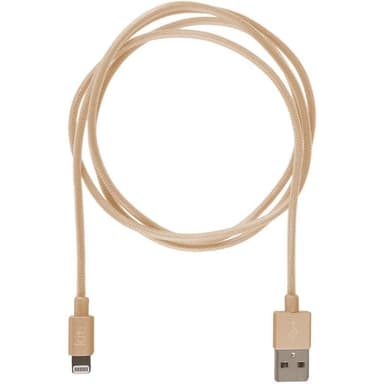 KIT PLATINUM Synkkabel Lightning Nylon 1m Gull MFI