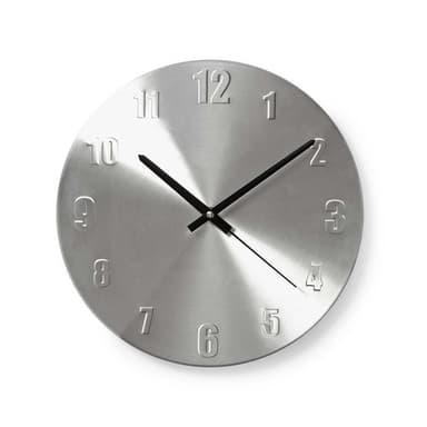 Veggur | Diameter: 300 mm | Metall | Sølv