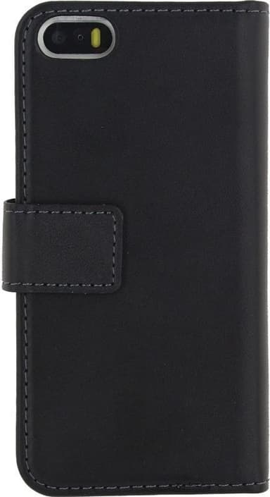 Smartphone Gelly-Lommebokdeksel Apple iPhone 5 / 5s / SE Sort