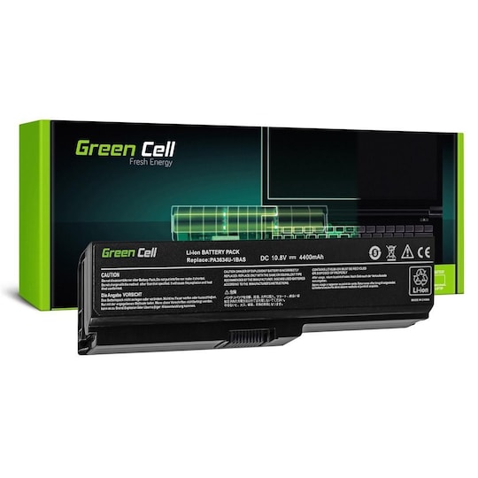 Green Cell Battery for Toshiba 3634 3817 PA3817U-1BRS 11,1V 4400 mAh