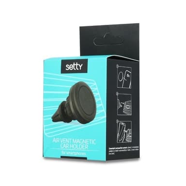 Setty magnetisk bilholder for viftegitter