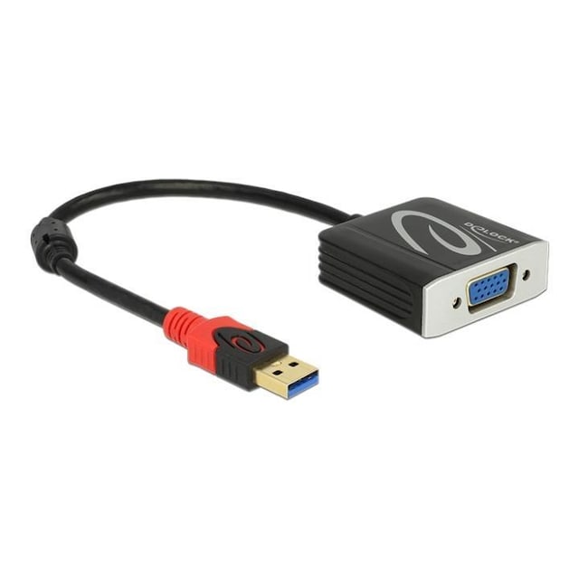 DeLOCK USB 3.0 to VGA adapter, 1920x1200, 0,2m, black