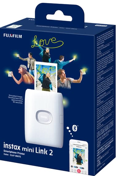 Fujifilm Instax Mini Link 2 printer til smarttelefon (hvit)