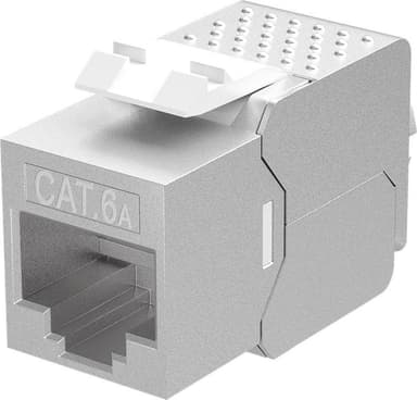 Goobay Keystone-modul RJ45 CAT 6A, STP, slim-line