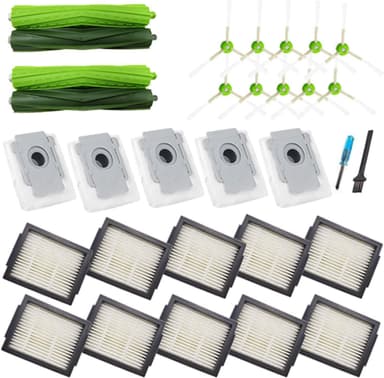 Erstatningstilbehør for iRobot i7 E5 E6 E7i (41 deler)