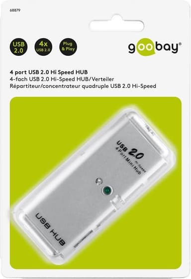 4 porter USB 2.0 Hi Speed HUB