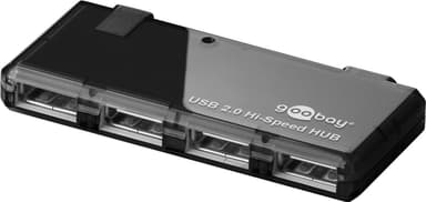 4-veis USB 2.0 Hi-Speed HUB