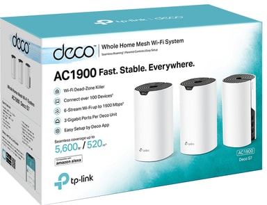 Tp Link Ac1900 Mesh Wifi System Decos7 3 Pakk Elkjop Tp Link Ac1900 Mesh Wifi System Decos7 3 Pakk Elkjop