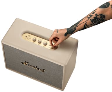 Marshall Woburn III Bluetooth høyttaler (krem)