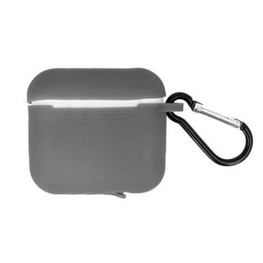 Airpods Pro Beskyttelsesveske med krok, grå