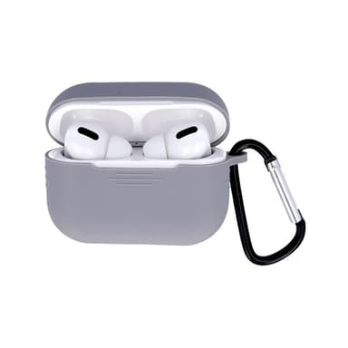 Airpods Pro Beskyttelsesveske med krok, grå