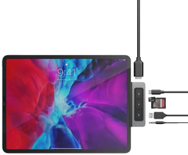 Hyper HyperDrive 6-i-1 USB-C hub for iPad Pro 11 & 12,9/Air/Mini