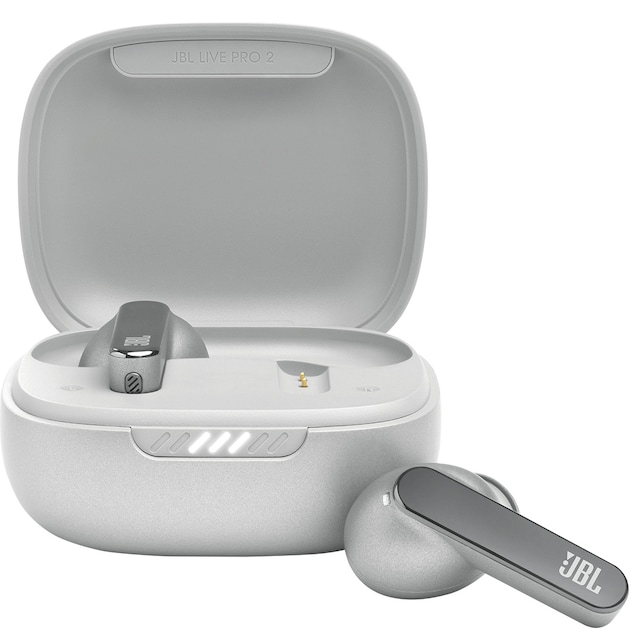 JBL Live Pro 2 helt trådløse in-ear hodetelefoner (sølv)