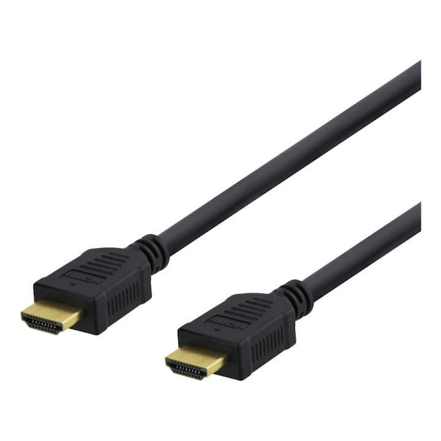 DELTACO High-Speed HDMI cable, 15m, Ethernet, 4K UHD, black