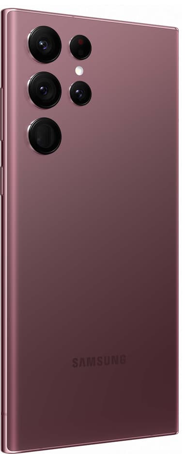 Samsung Galaxy S22 Ultra 5G smarttelefon, 12/256GB (Burgundy)