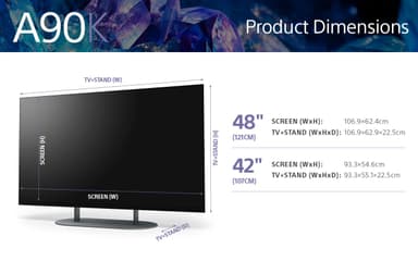 Sony 42” A90K 4K OLED TV (2022)