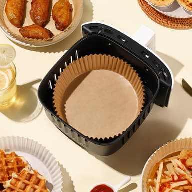 Air Fryer engangspapir for frityrkoker 50 stk Brun