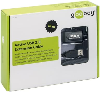 Goobay Aktiv USB 2.0 skjøtekabel,