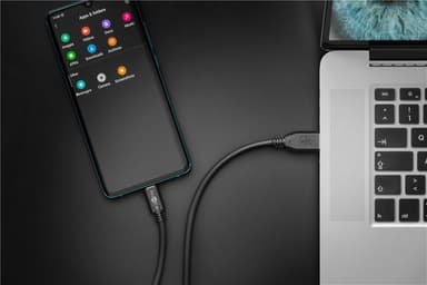 Goobay Synkroniser og lad Super Speed ​​​​USB-C™ til USB A 3.0-ladekabel