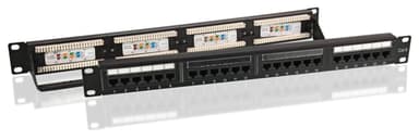 Goobay CAT 6 19 tommer (48,3 cm) patchpanel, 24 porter