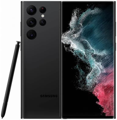 Samsung Galaxy S22 Ultra 5G smarttelefon, 8/128GB (Phantom Black)