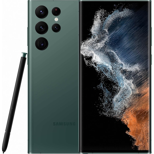 Samsung Galaxy S22 Ultra 5G smarttelefon, 12/256GB (Grønn)