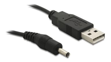DeLOCK USB power cable, USB 2.0 Type A ma, DC 3,5x1,35mm, 1,5m, black