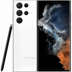 Samsung Galaxy S22 Ultra 5G smarttelefon, 12/256GB (Phantom White)
