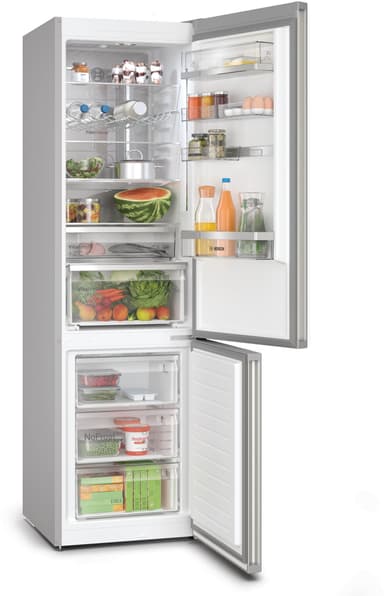 Bosch Kjøleskap/fryser kombinasjon KGN394ICF (inox-easyclean)
