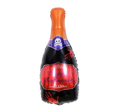 Ballong Halloween Champagneflaske 98 cm 2-pakning