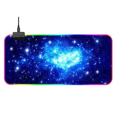 Gaming RGB USB LED-musematte Starry Sky Black (L)