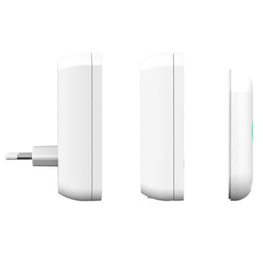 Trådløs ringeklokkestoff foran Plug-in + bærbar