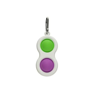 INF Pop it Fidget leketøy med 2 bobler Grønn/lilla