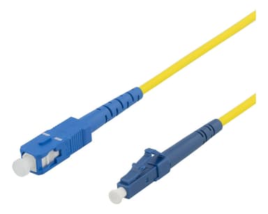deltaco OS1/2 Fiber cable, LC - SC, 9/125, singlemode, LSZH, 3m