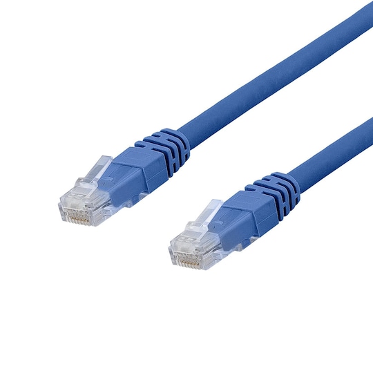 deltaco U/UTP Cat6a patch cable, LSZH, 1.5m, blue