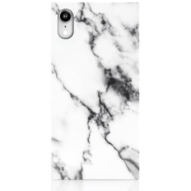IDECOZ Mobildeksel Hvit Marble  iPhone XR
