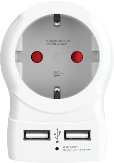 SKross Europa til Europa Home USB hub 3310002