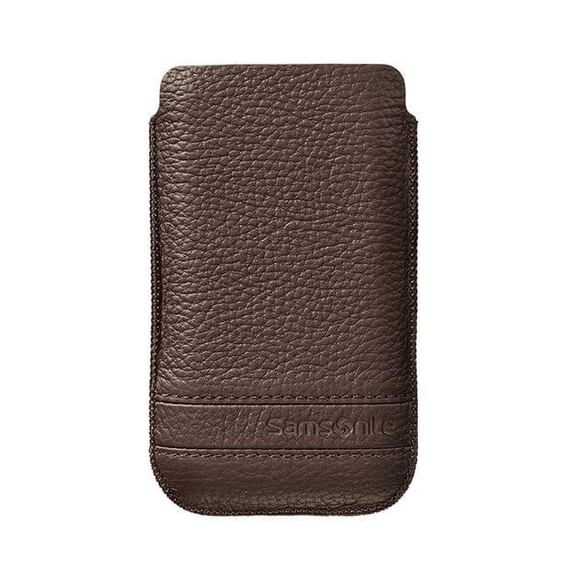 SAMSONITE Mobile Bag Classic Leather Small Brown